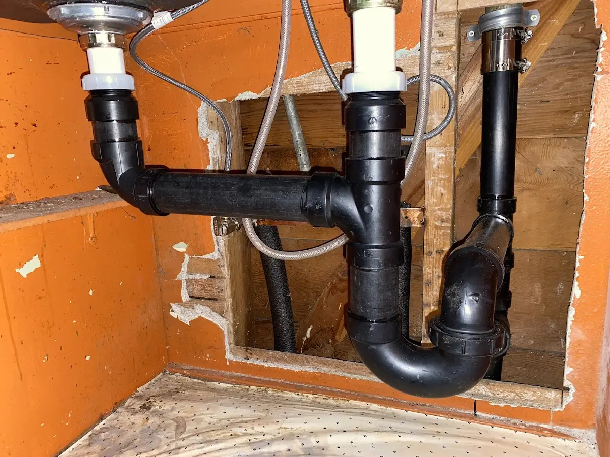 Professional Bathroom Installation equipment and tools on the job in Fairbanks